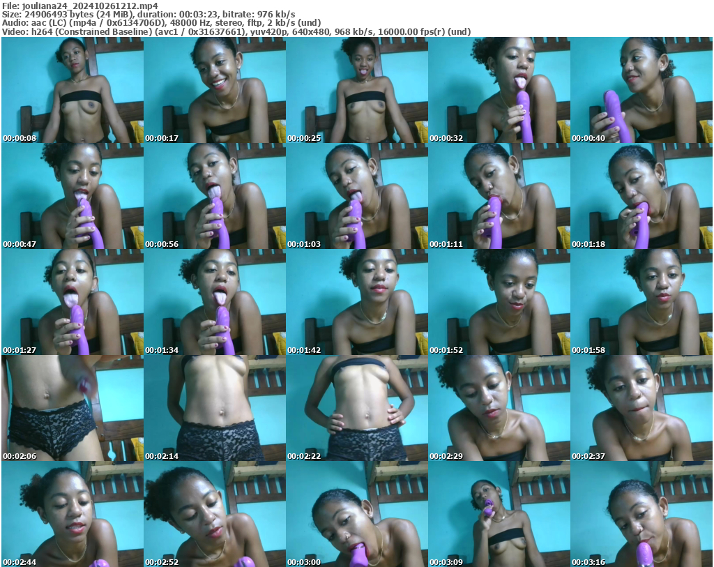 Preview thumb from jouliana24 on 2024-10-26 @ bongacams