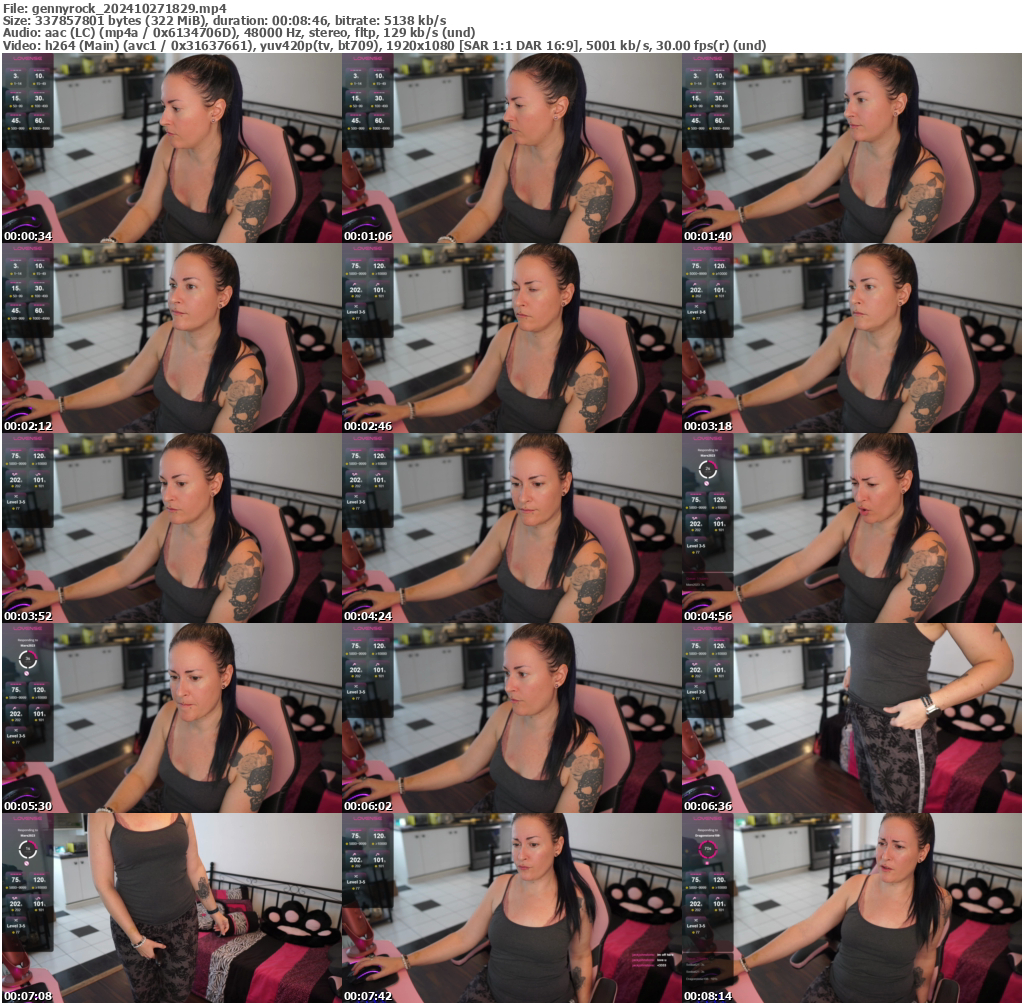 Preview thumb from gennyrock on 2024-10-27 @ bongacams