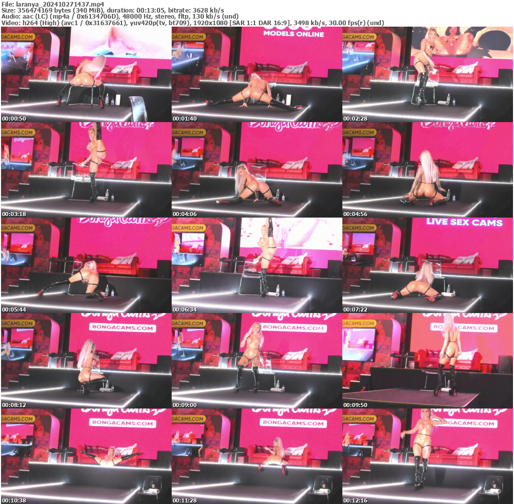 Preview thumb from laranya on 2024-10-27 @ bongacams