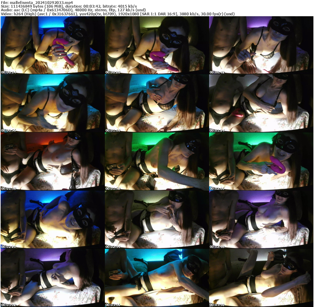 Preview thumb from mallefisenta on 2024-10-29 @ bongacams