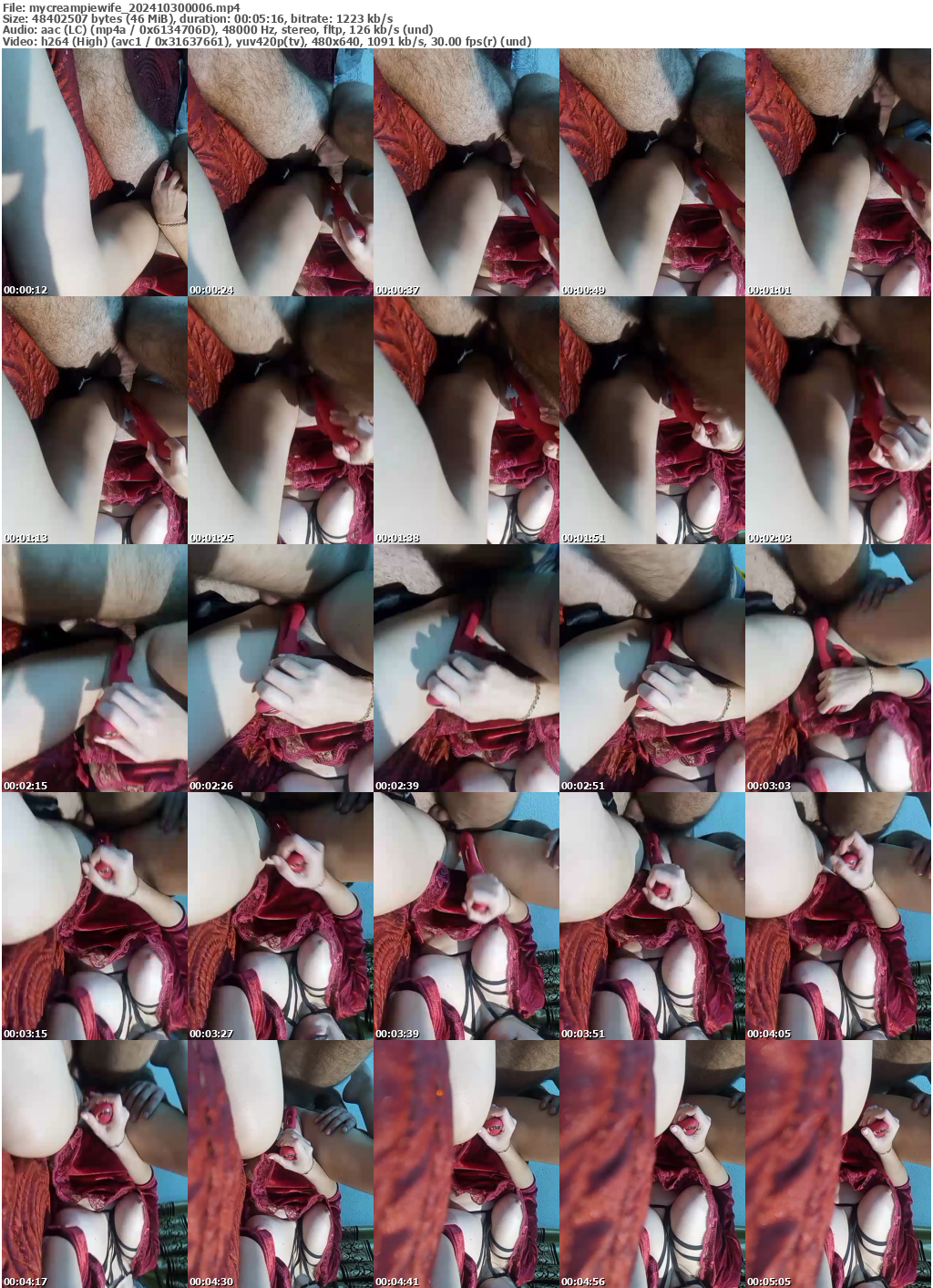 Preview thumb from mycreampiewife on 2024-10-30 @ bongacams