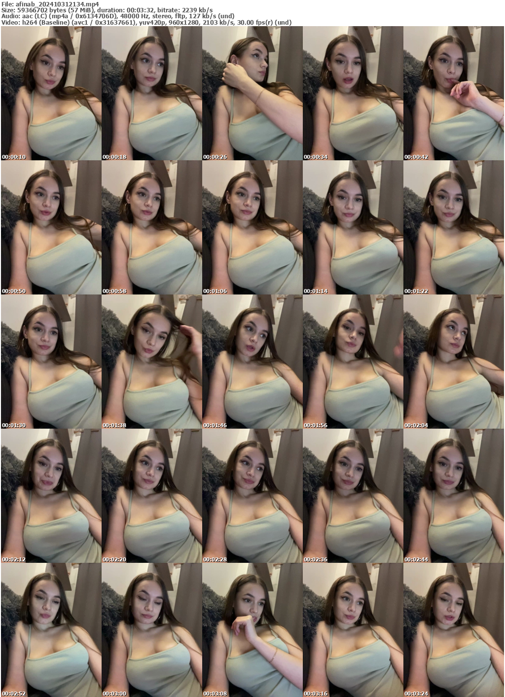 Preview thumb from afinab on 2024-10-31 @ bongacams