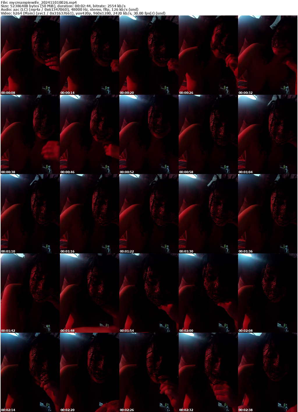 Preview thumb from mycreampiewife on 2024-11-01 @ bongacams