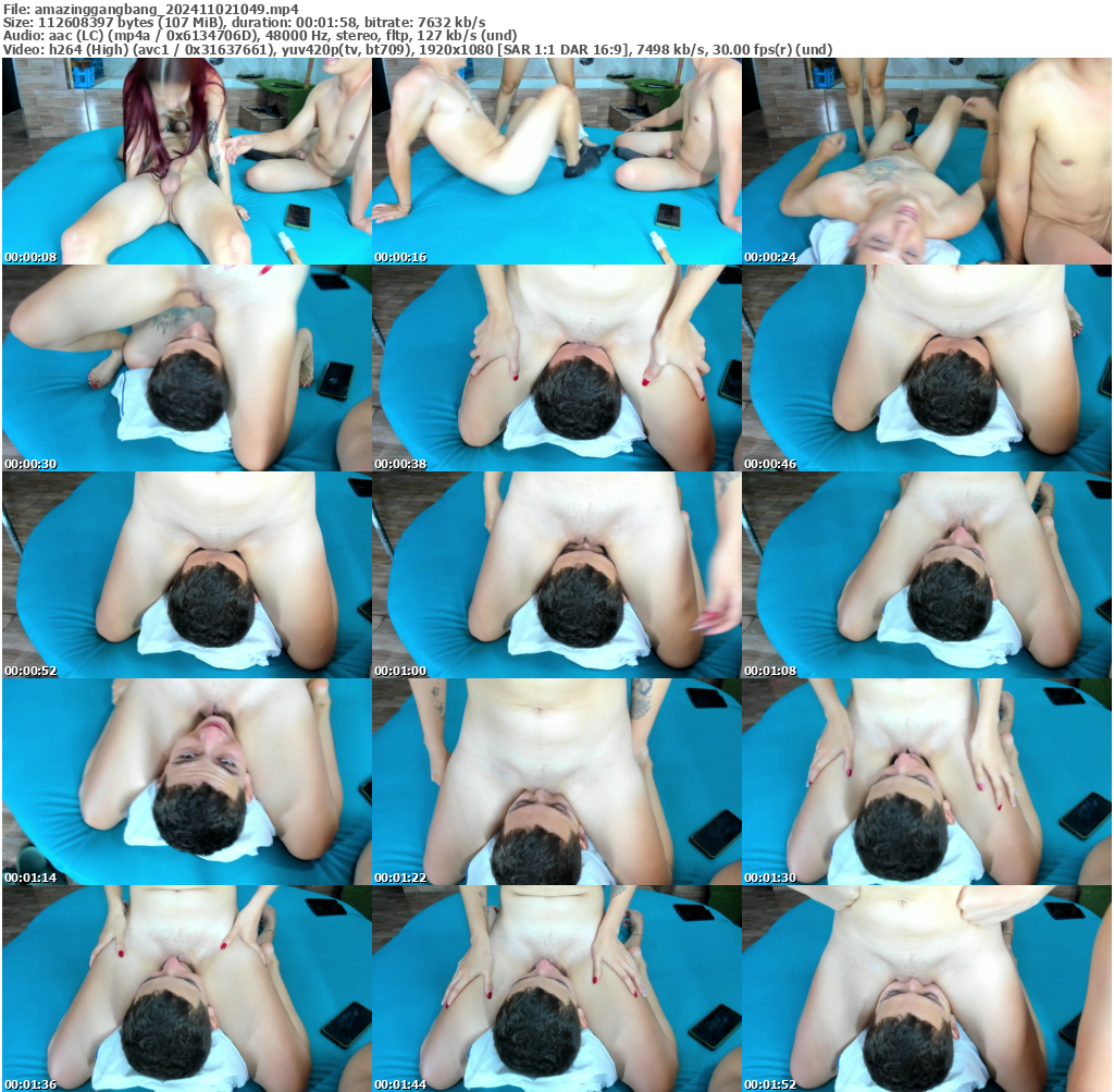 Preview thumb from amazinggangbang on 2024-11-02 @ bongacams