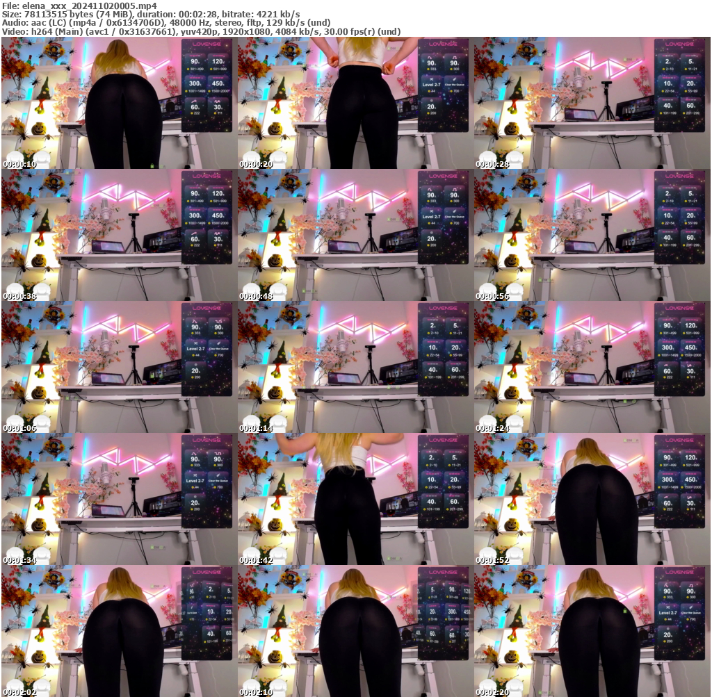 Preview thumb from elena_xxx on 2024-11-02 @ bongacams