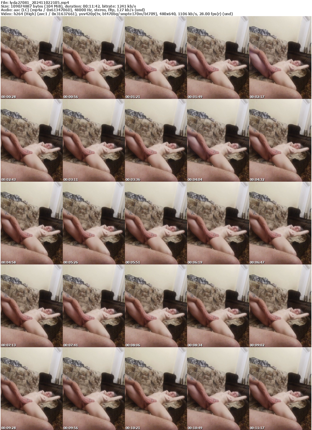 Preview thumb from lyda27081 on 2024-11-02 @ bongacams