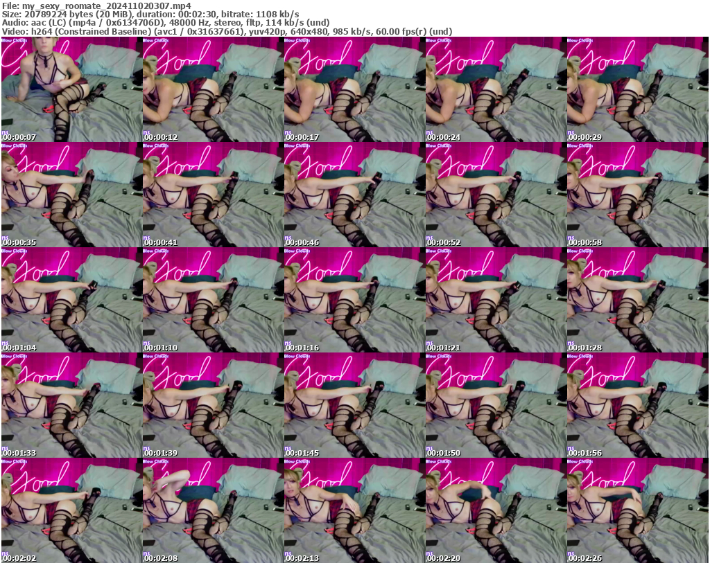 Preview thumb from my_sexy_roomate on 2024-11-02 @ bongacams