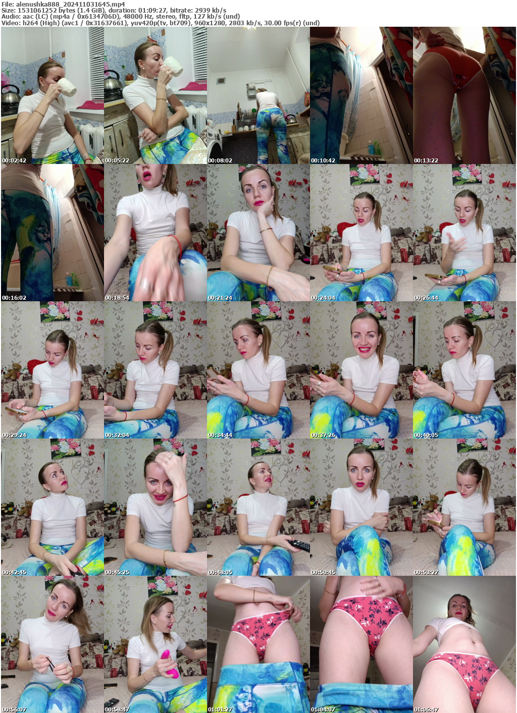 Preview thumb from alenushka888 on 2024-11-03 @ bongacams