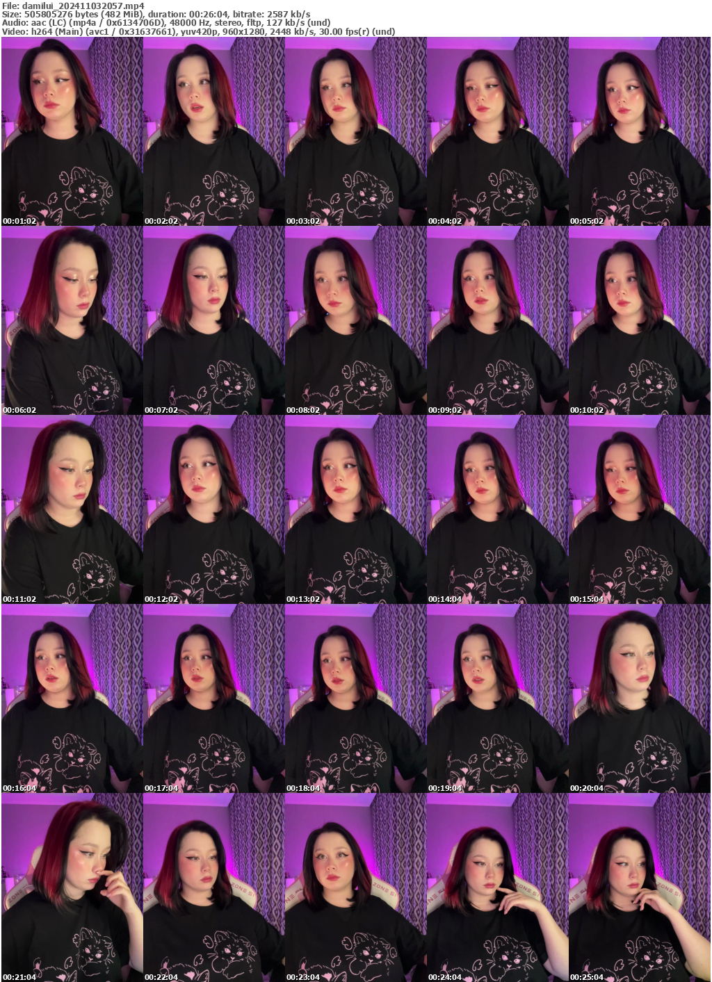 Preview thumb from damilui on 2024-11-03 @ bongacams