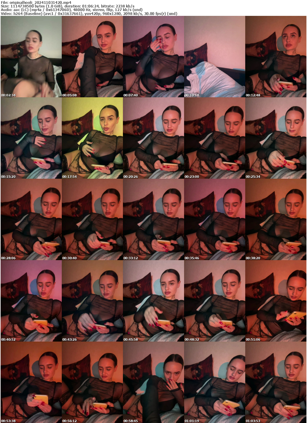 Preview thumb from originalhooli on 2024-11-03 @ bongacams