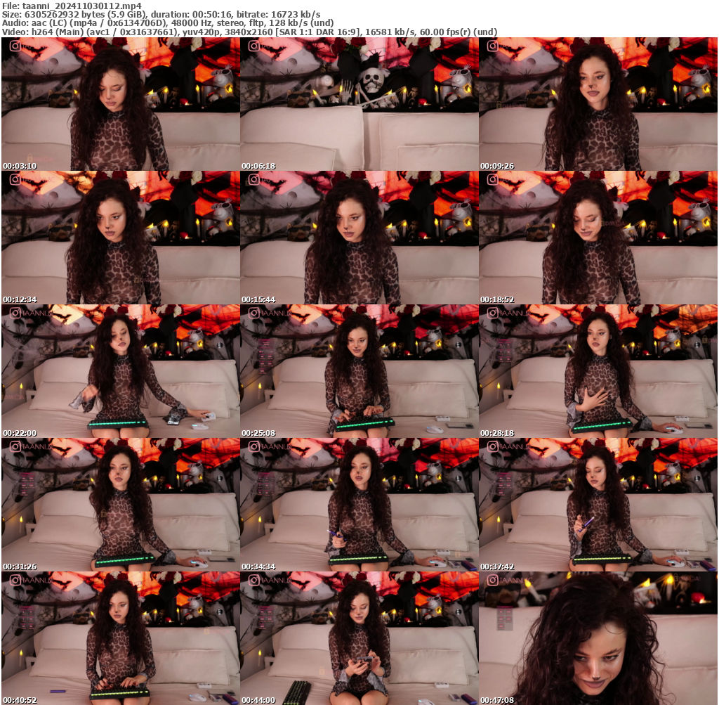 Preview thumb from taanni on 2024-11-03 @ bongacams