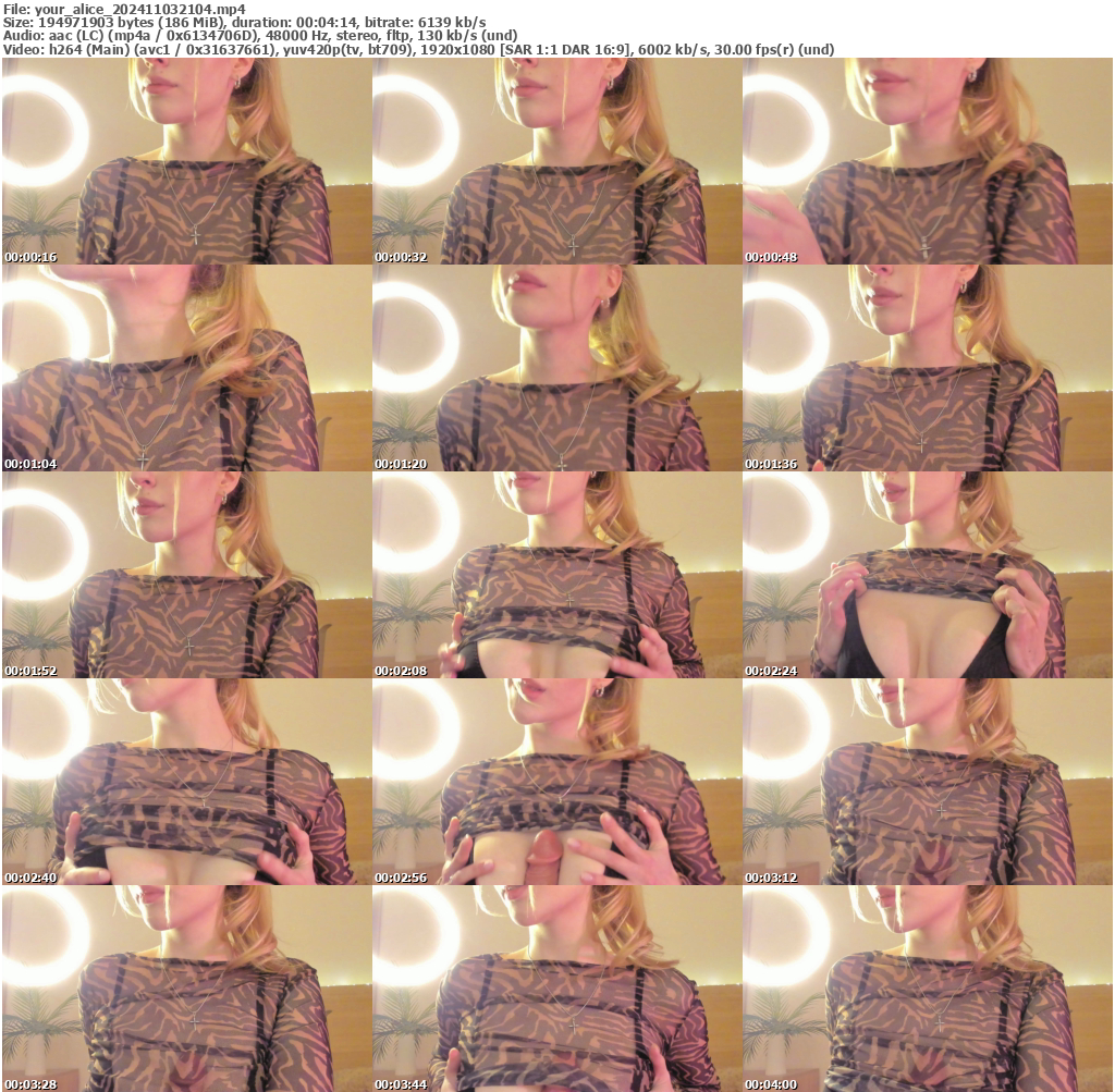 Preview thumb from your_alice on 2024-11-03 @ bongacams