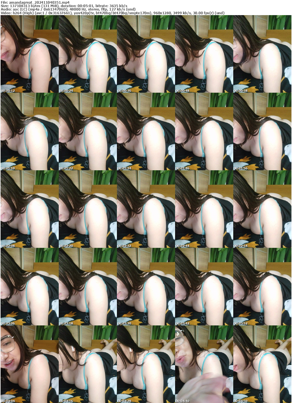 Preview thumb from amandagreat on 2024-11-04 @ bongacams