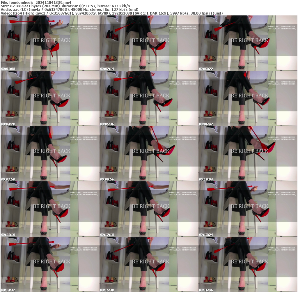 Preview thumb from femdomheels on 2024-11-04 @ bongacams