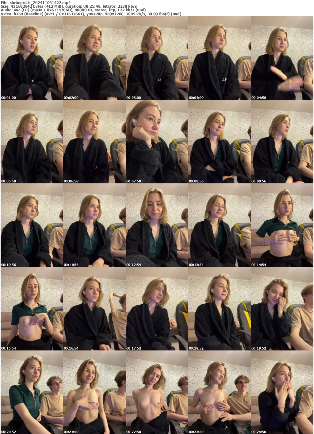 Preview thumb from shrimprolls on 2024-11-06 @ bongacams