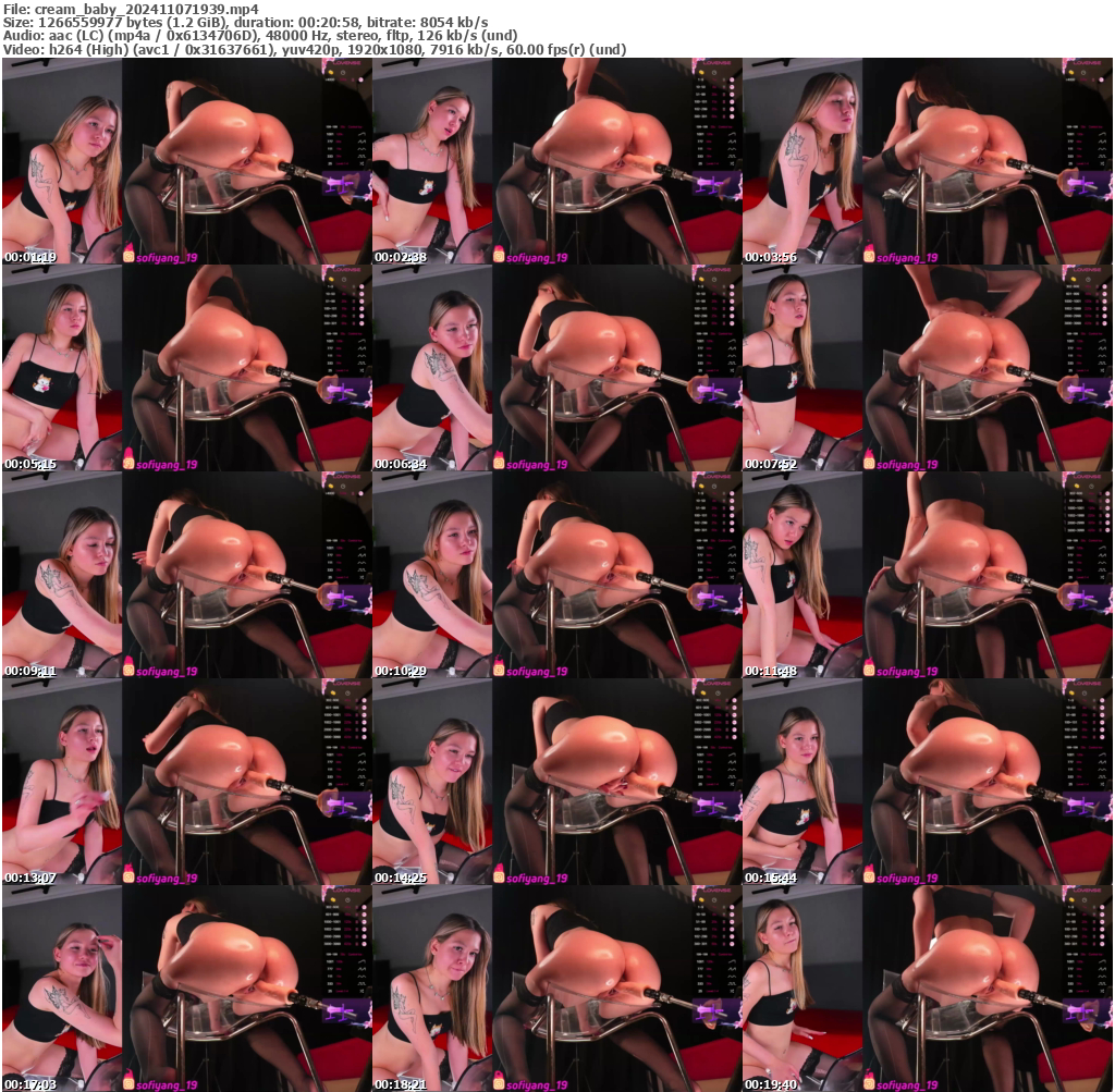 Preview thumb from cream_baby on 2024-11-07 @ bongacams