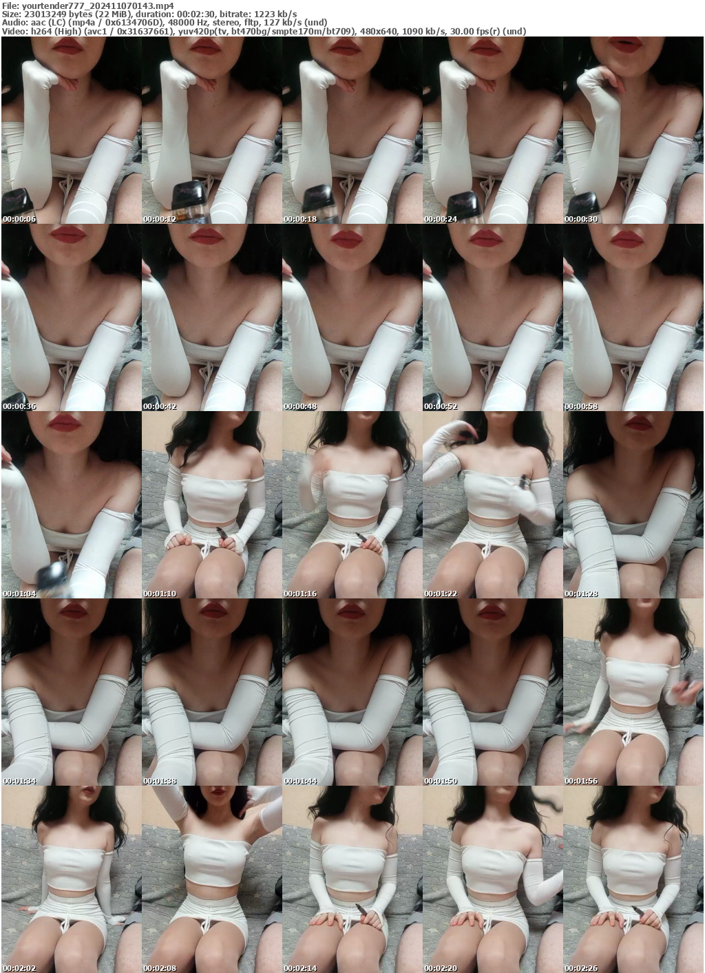 Preview thumb from yourtender777 on 2024-11-07 @ bongacams