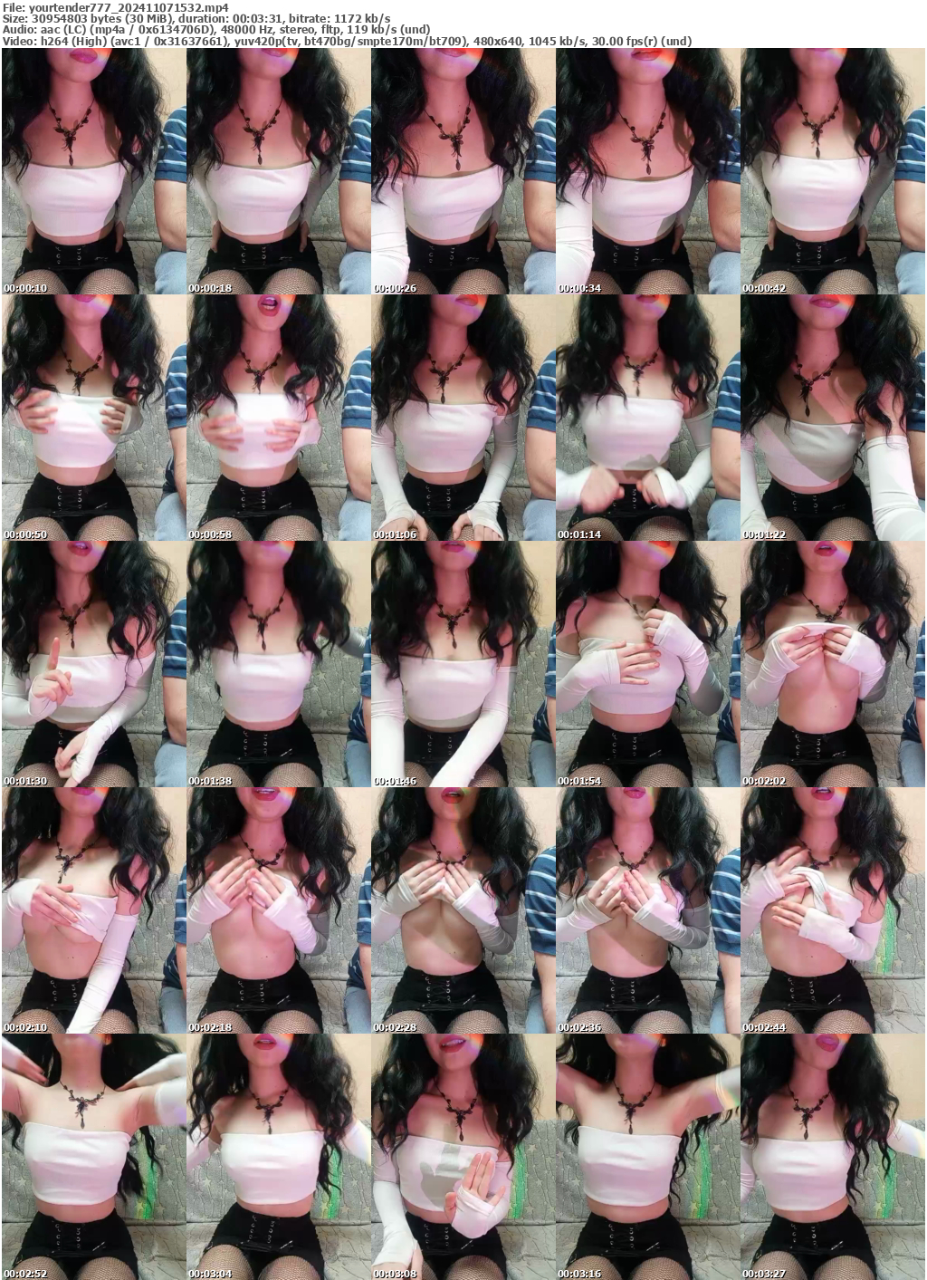 Preview thumb from yourtender777 on 2024-11-07 @ bongacams