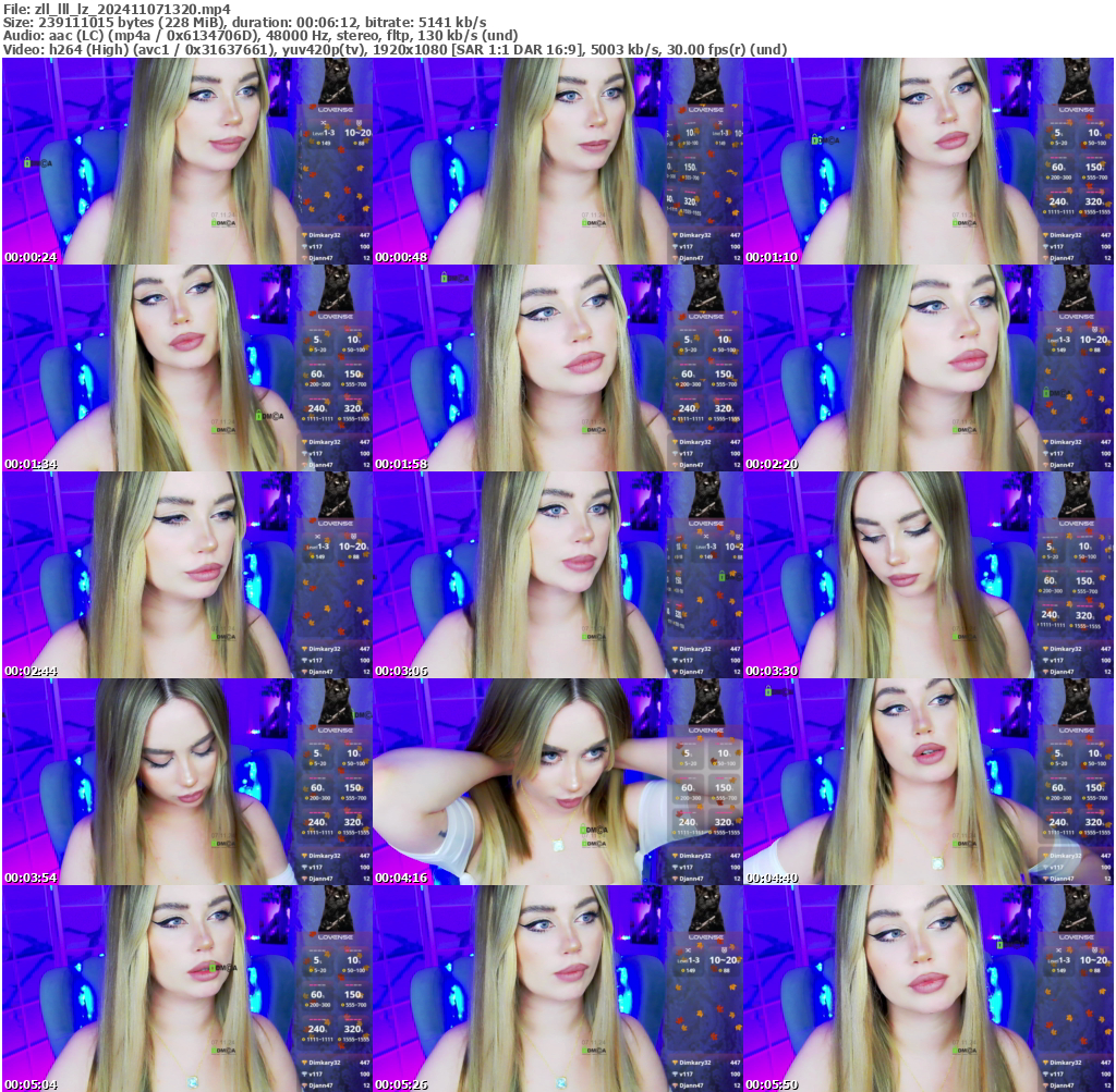 Preview thumb from zll_lll_lz on 2024-11-07 @ bongacams