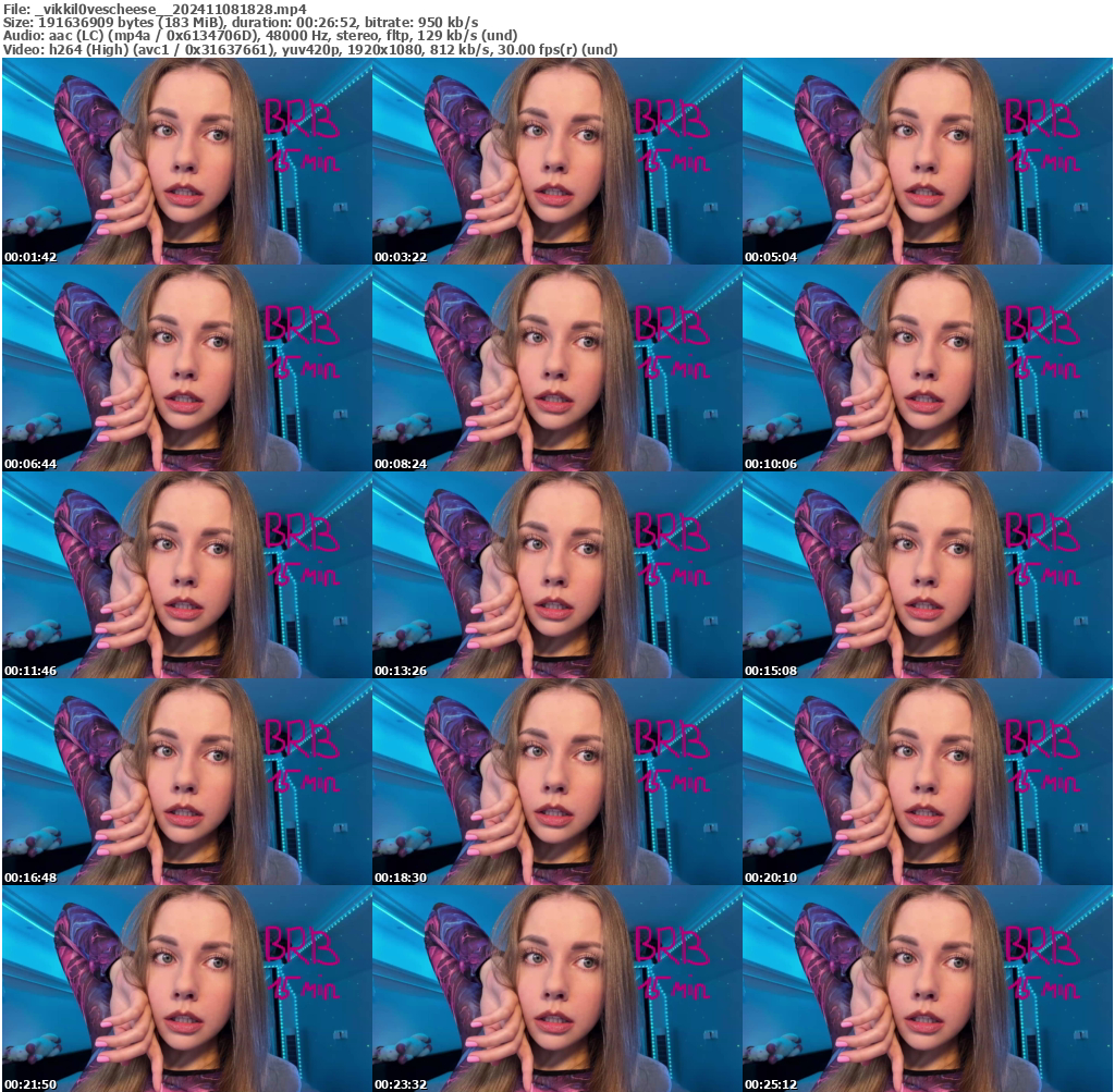 Preview thumb from _vikkil0vescheese_ on 2024-11-08 @ bongacams