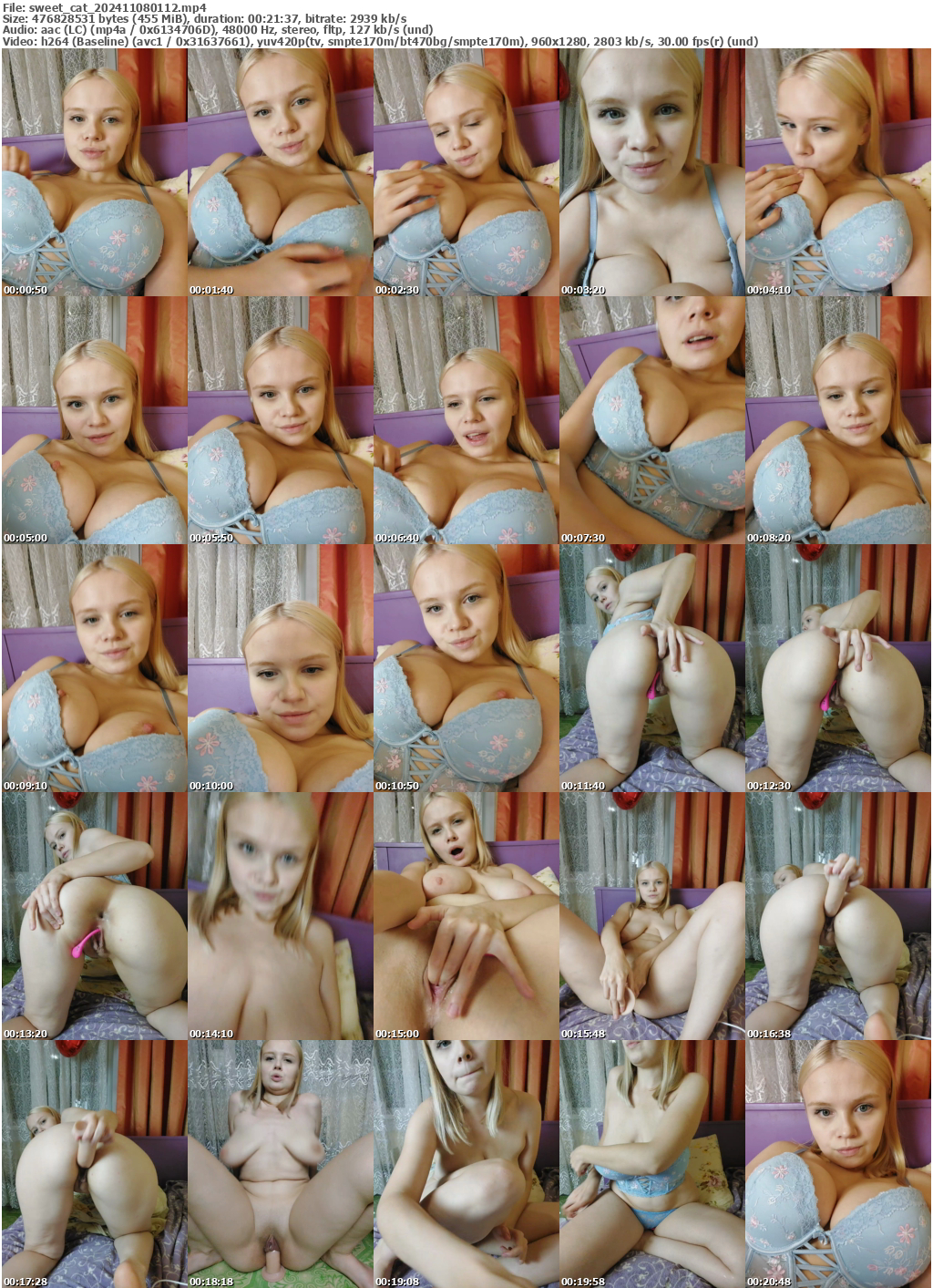 Preview thumb from sweet_cat on 2024-11-08 @ bongacams