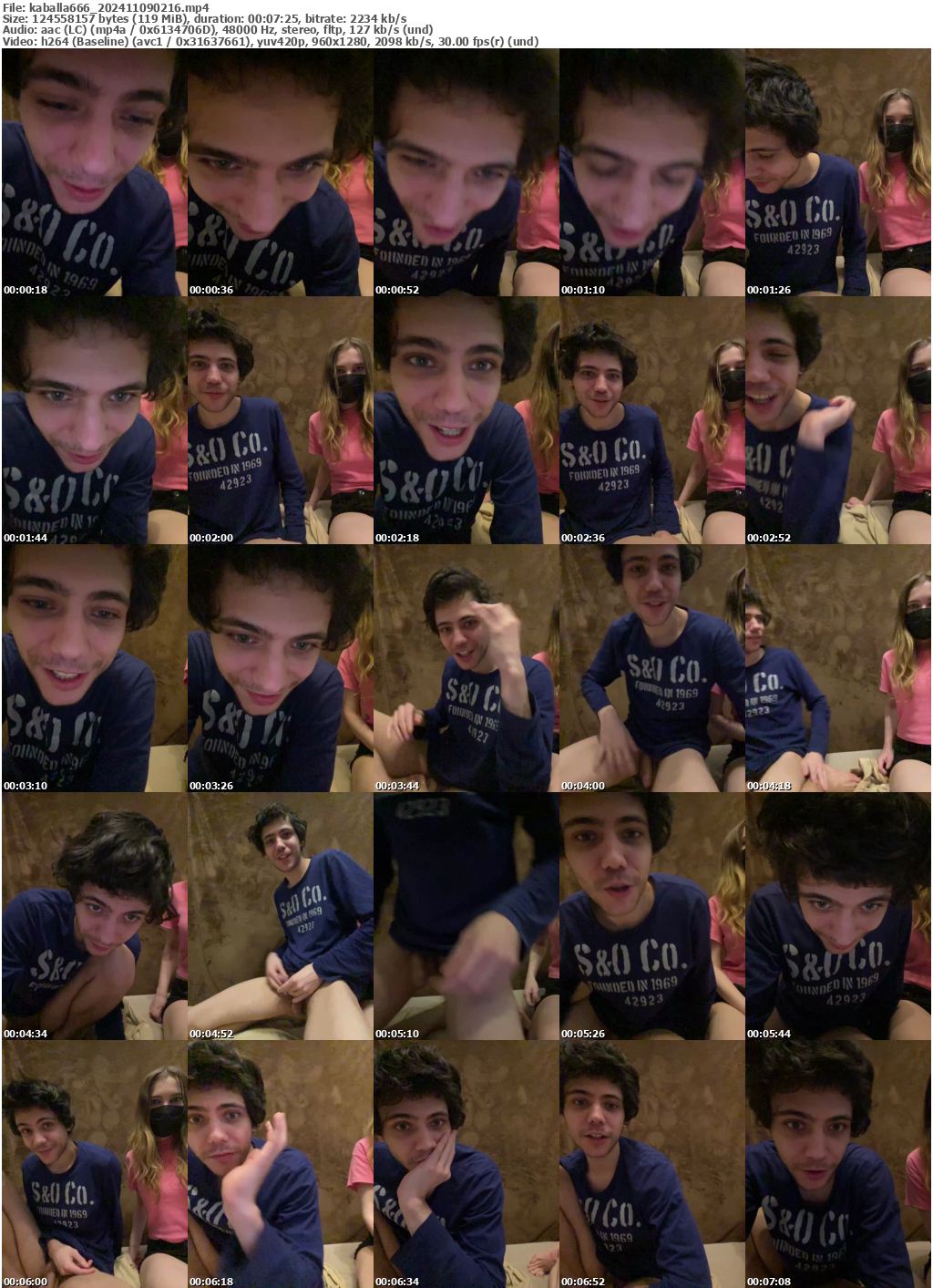 Preview thumb from kaballa666 on 2024-11-09 @ bongacams