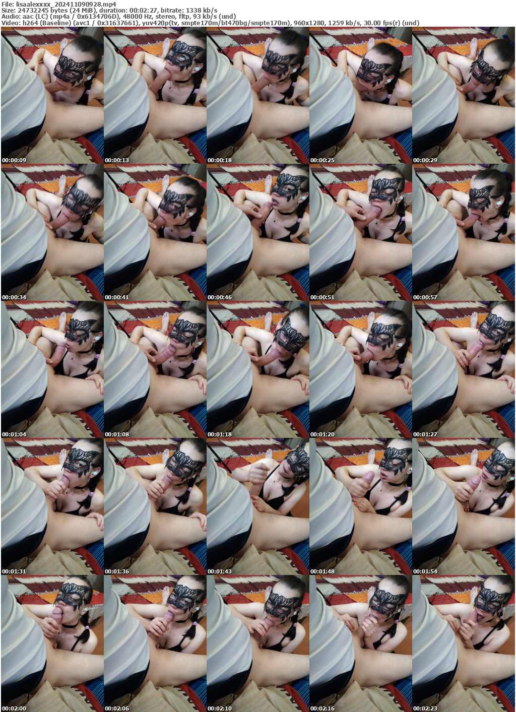 Preview thumb from lisaalexxxx on 2024-11-09 @ bongacams