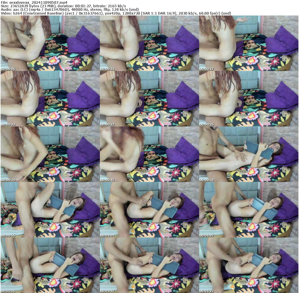 Preview thumb from sexxlovexx on 2024-11-09 @ bongacams