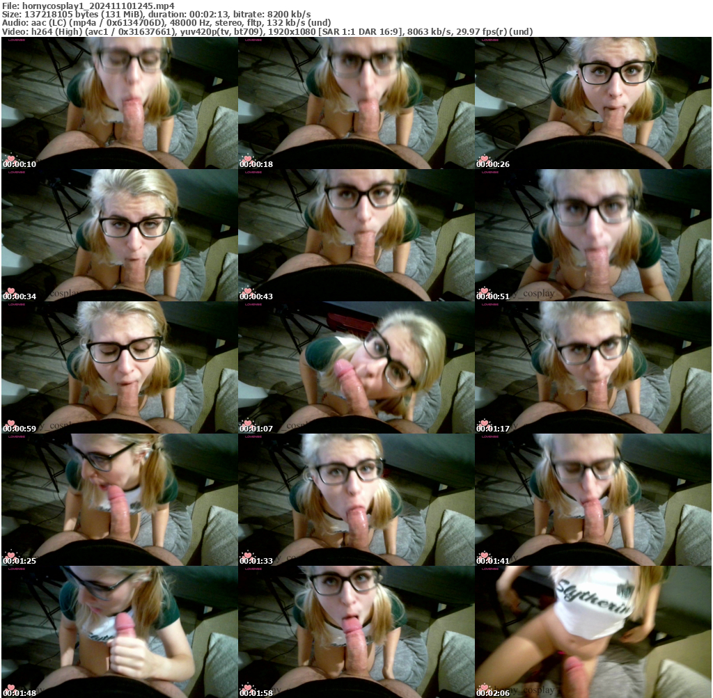 Preview thumb from hornycosplay1 on 2024-11-10 @ bongacams