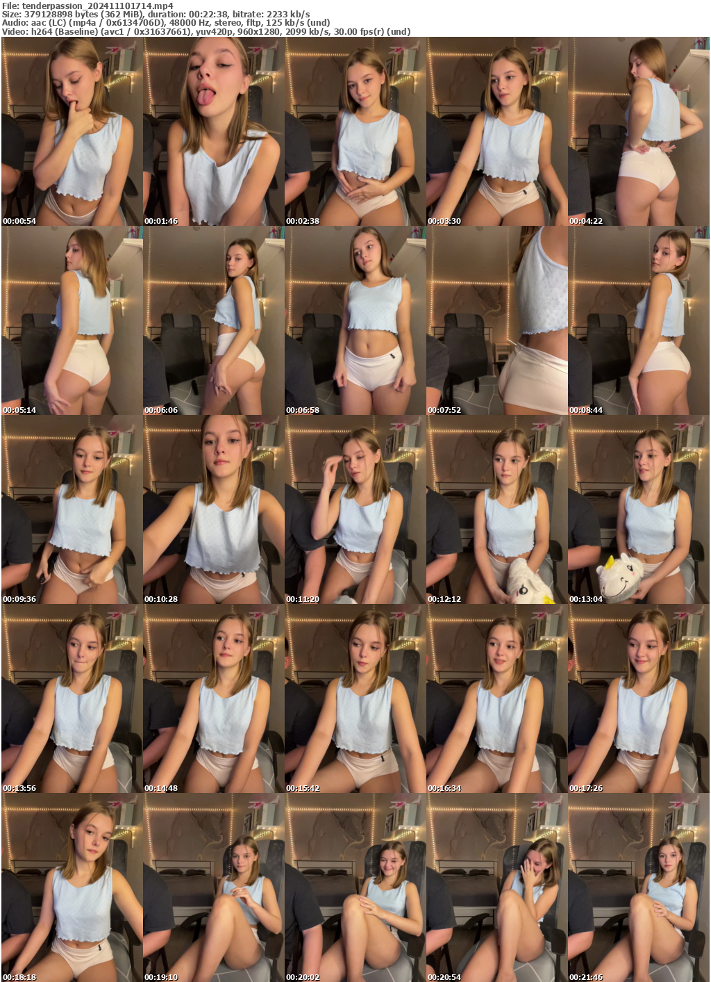 Preview thumb from tenderpassion on 2024-11-10 @ bongacams