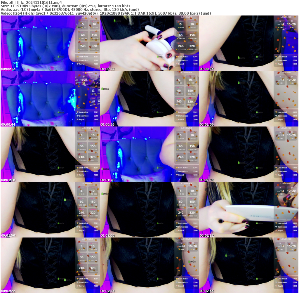 Preview thumb from zll_lll_lz on 2024-11-10 @ bongacams
