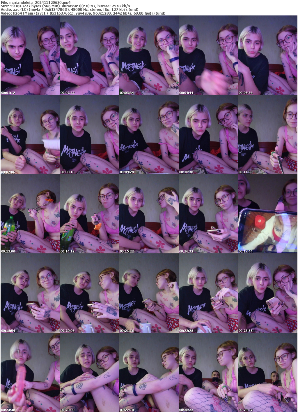 Preview thumb from mariandoleja on 2024-11-12 @ bongacams