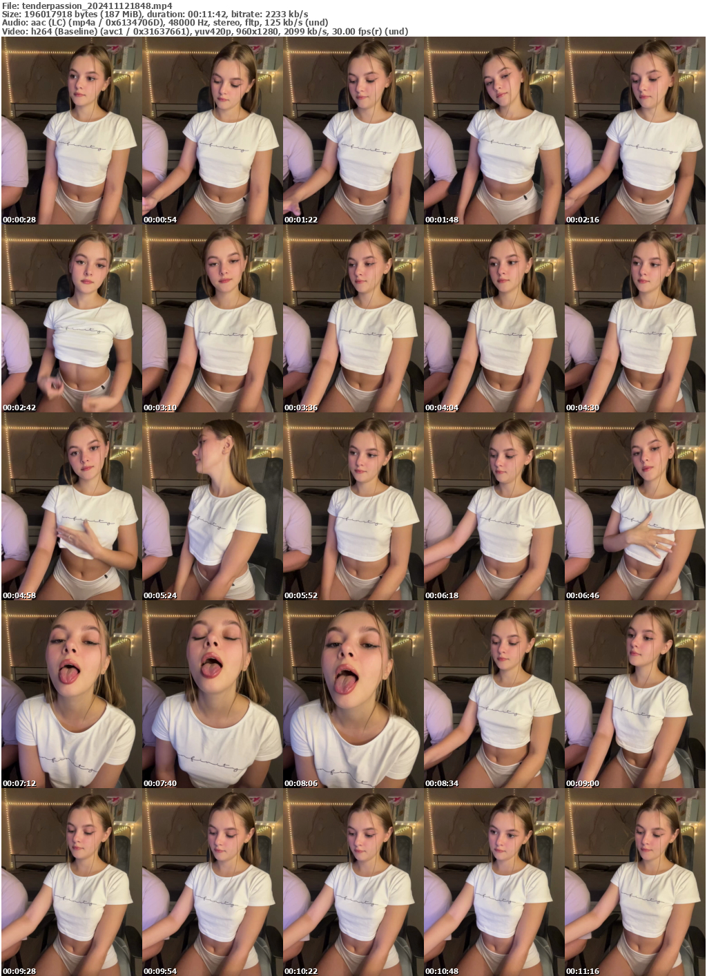 Preview thumb from tenderpassion on 2024-11-12 @ bongacams