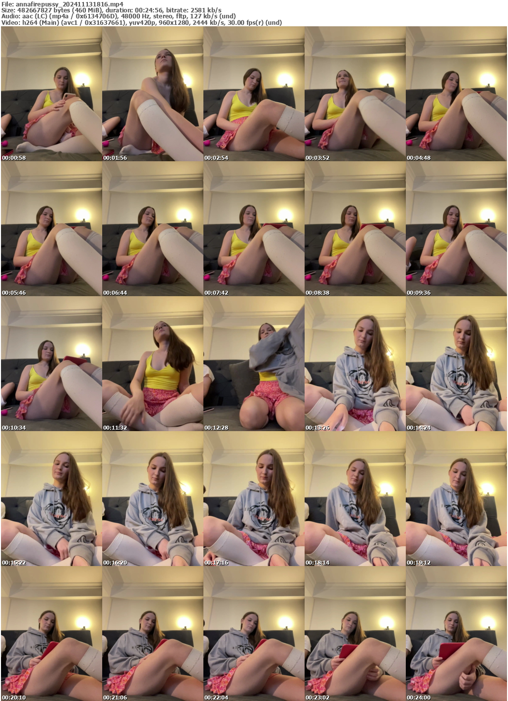 Preview thumb from annafirepussy on 2024-11-13 @ bongacams