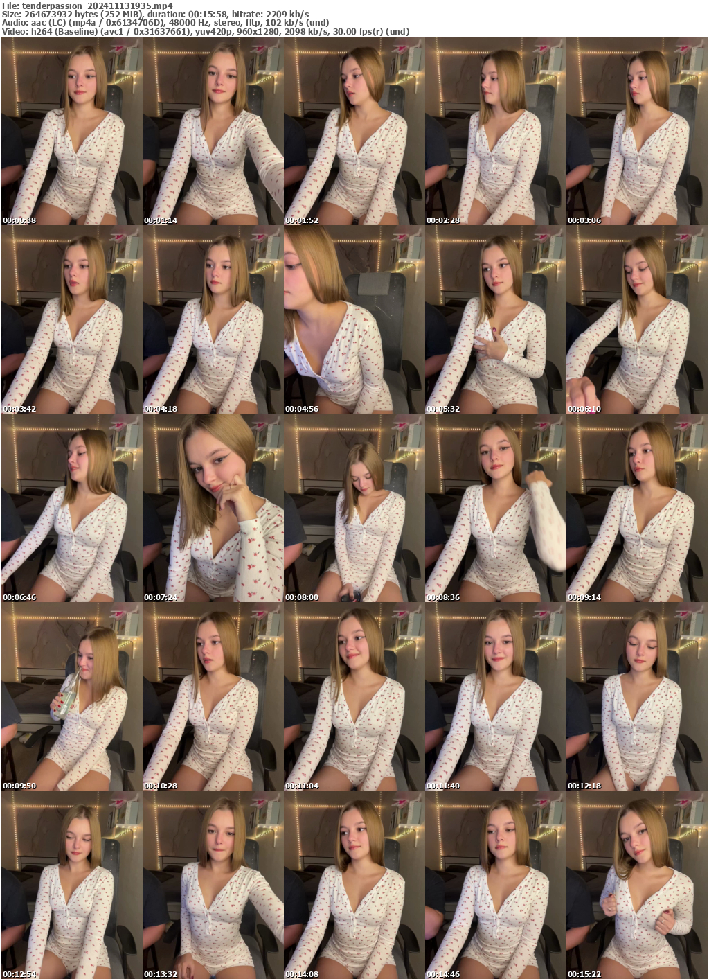 Preview thumb from tenderpassion on 2024-11-13 @ bongacams