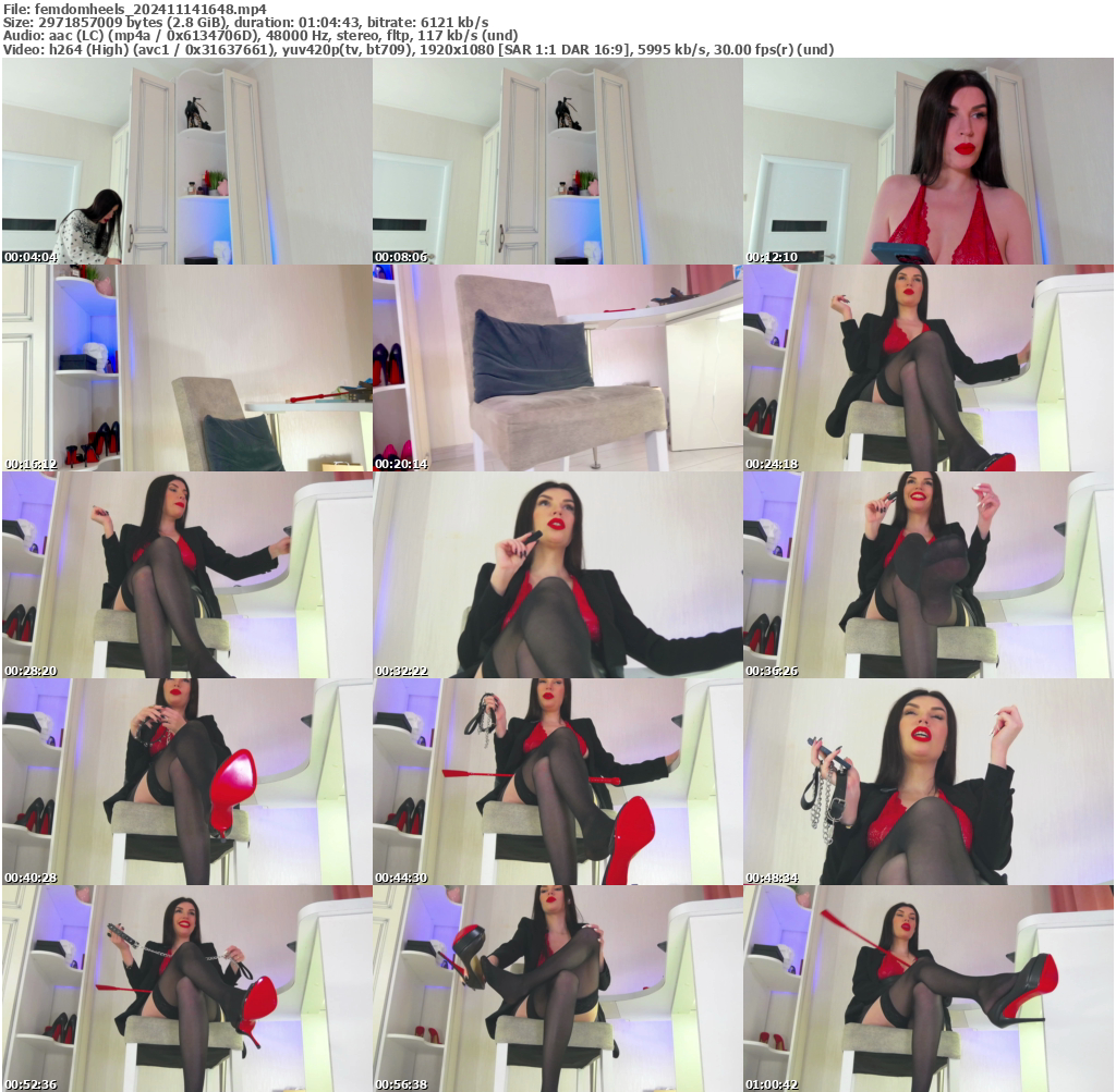 Preview thumb from femdomheels on 2024-11-14 @ bongacams