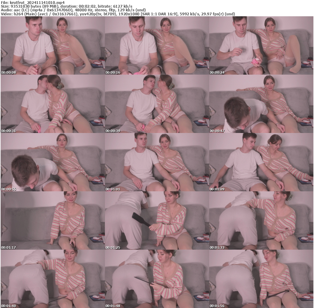 Preview thumb from krutfrut on 2024-11-14 @ bongacams