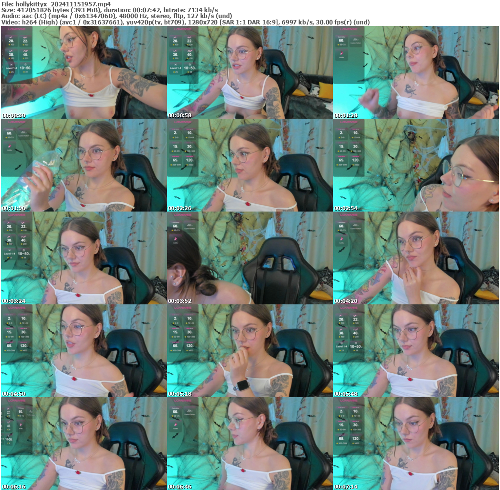Preview thumb from hollykittyx on 2024-11-15 @ bongacams