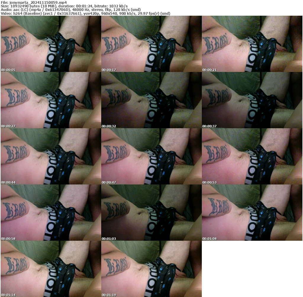 Preview thumb from jonymarta on 2024-11-15 @ bongacams