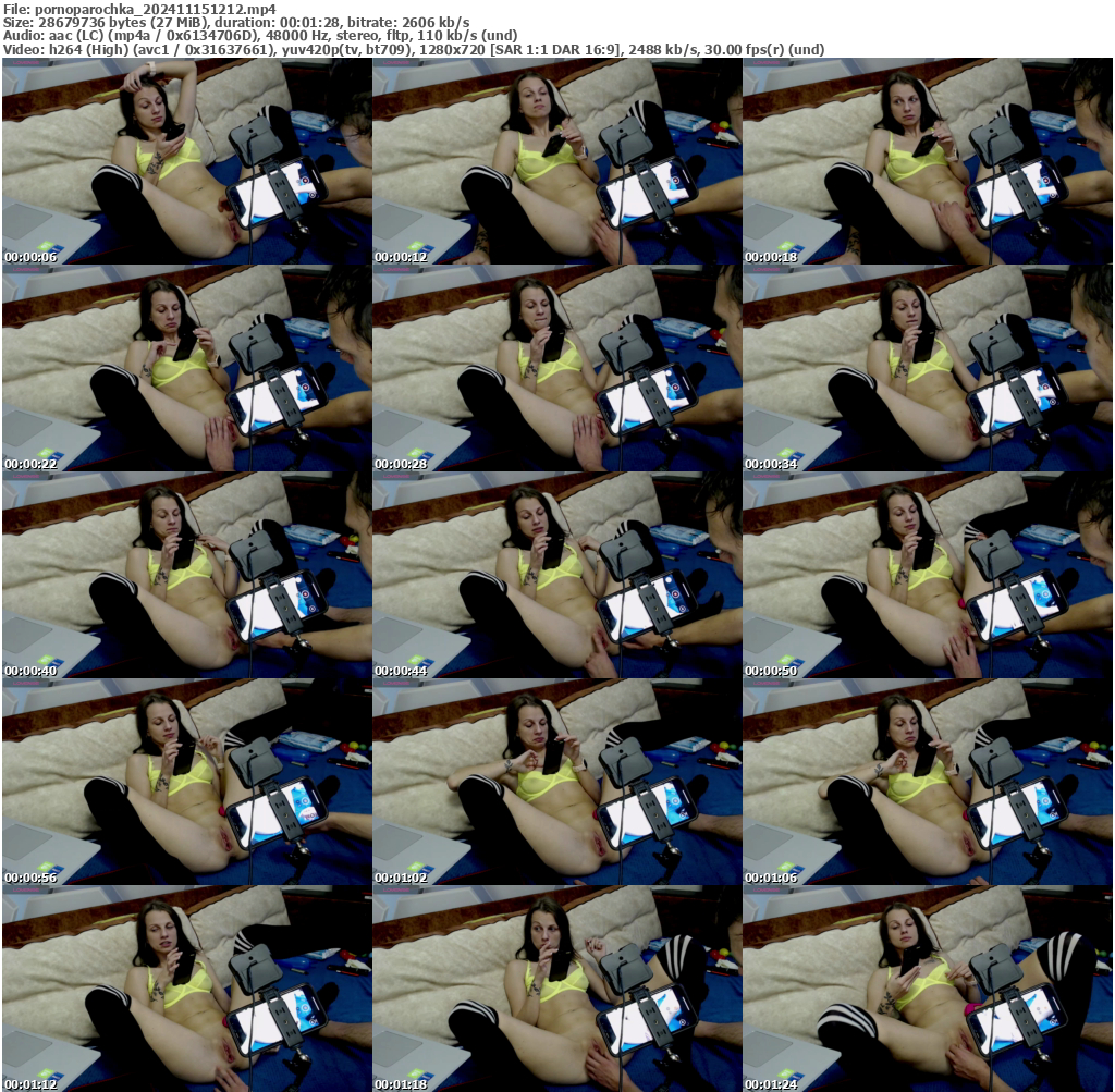 Preview thumb from pornoparochka on 2024-11-15 @ bongacams