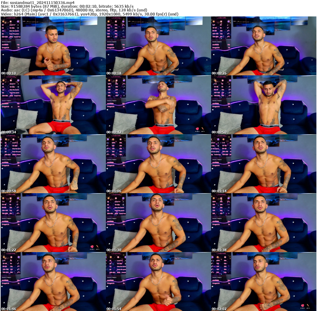 Preview thumb from susiandmat1 on 2024-11-15 @ bongacams