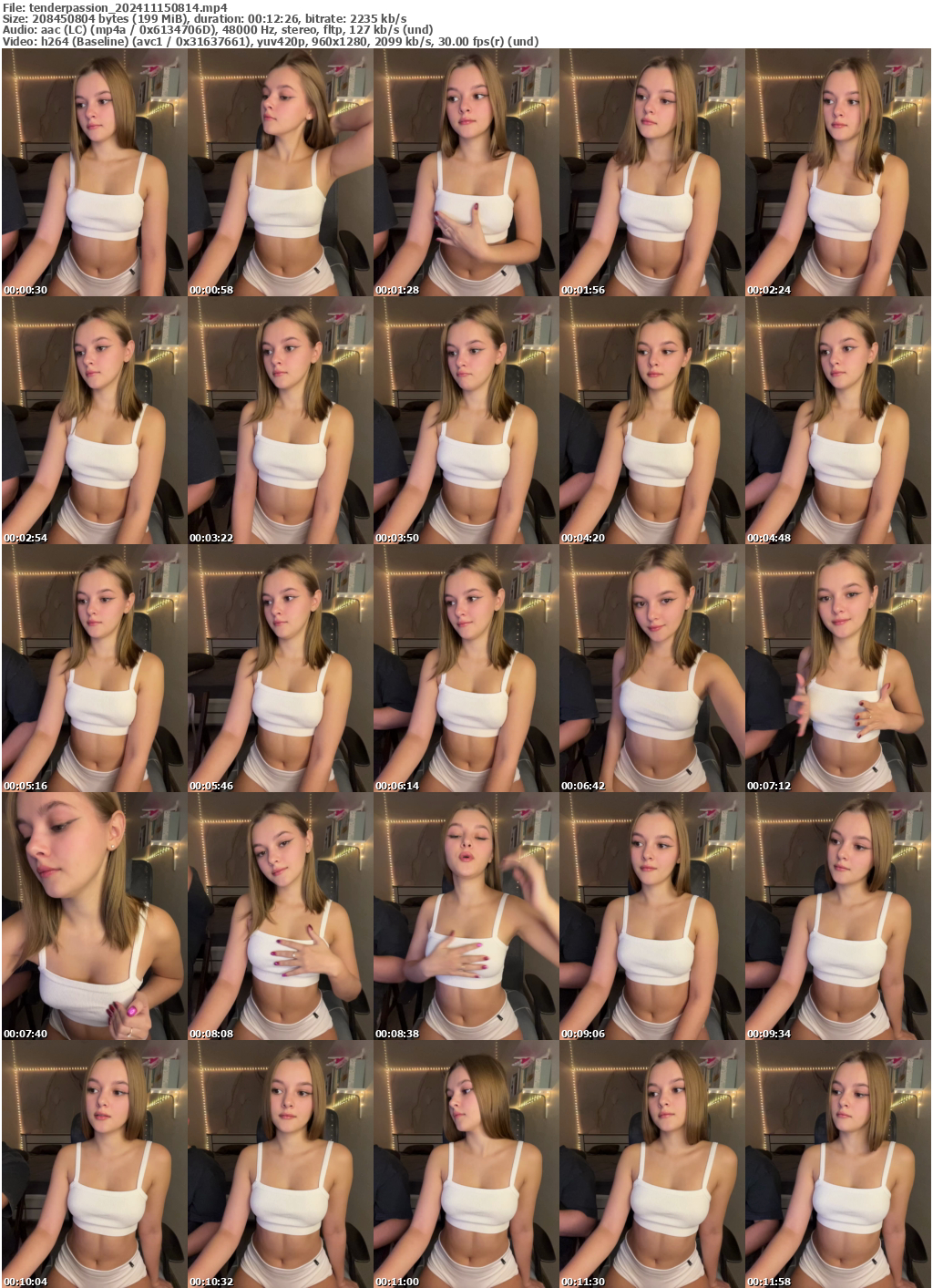 Preview thumb from tenderpassion on 2024-11-15 @ bongacams