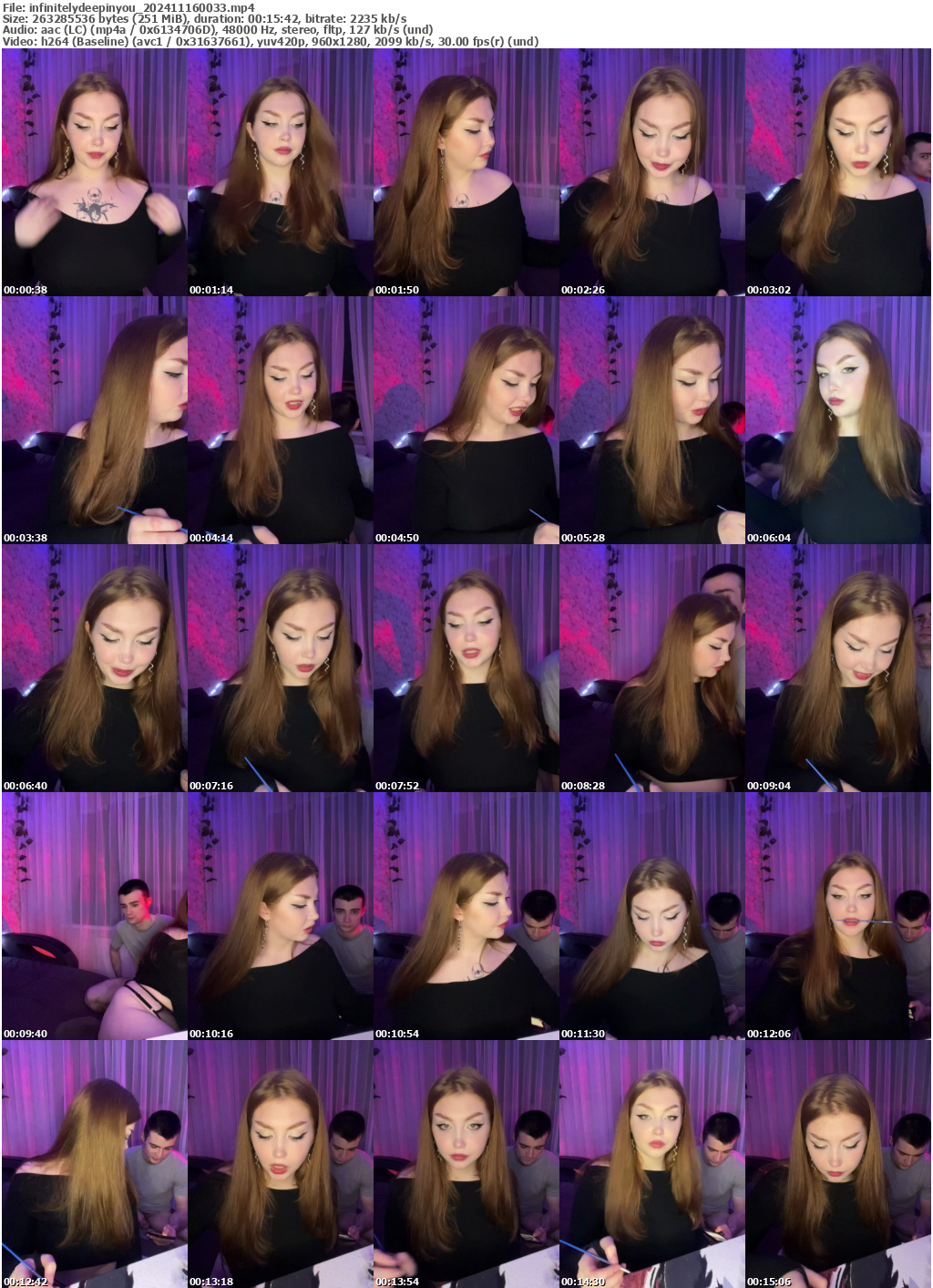 Preview thumb from infinitelydeepinyou on 2024-11-16 @ bongacams