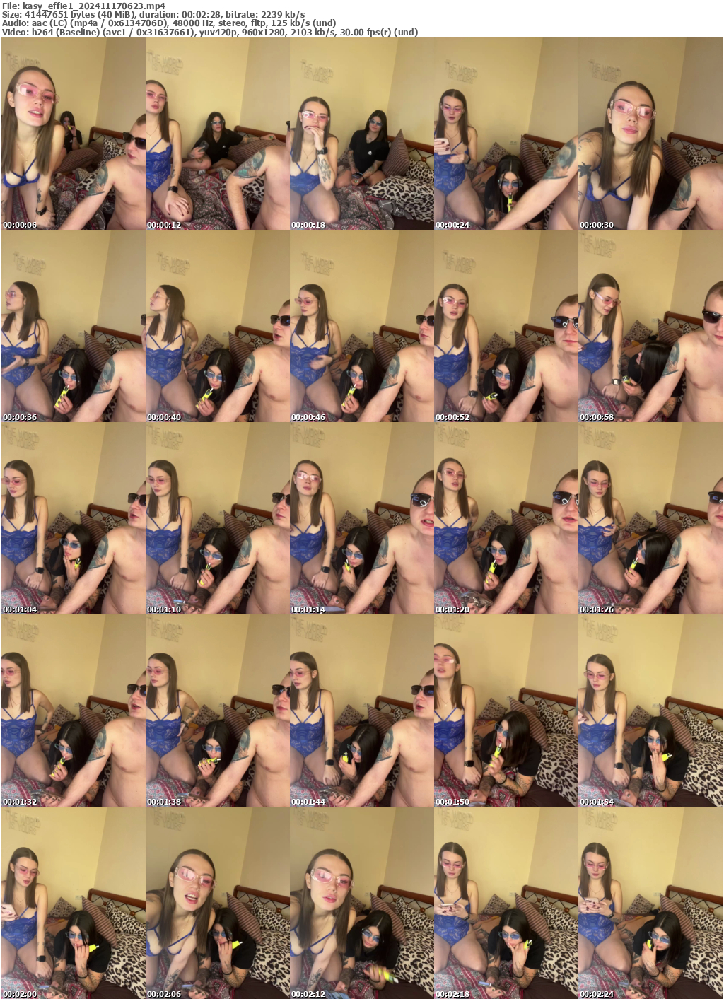 Preview thumb from kasy_effie1 on 2024-11-17 @ bongacams