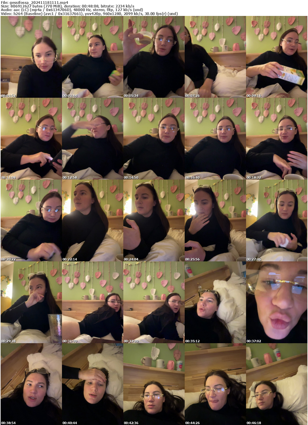 Preview thumb from gessifossa on 2024-11-18 @ bongacams