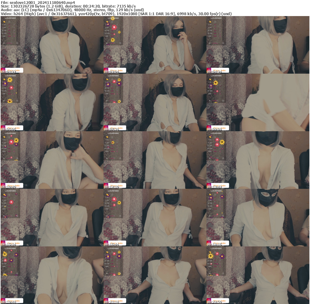 Preview thumb from sexlove12001 on 2024-11-18 @ bongacams