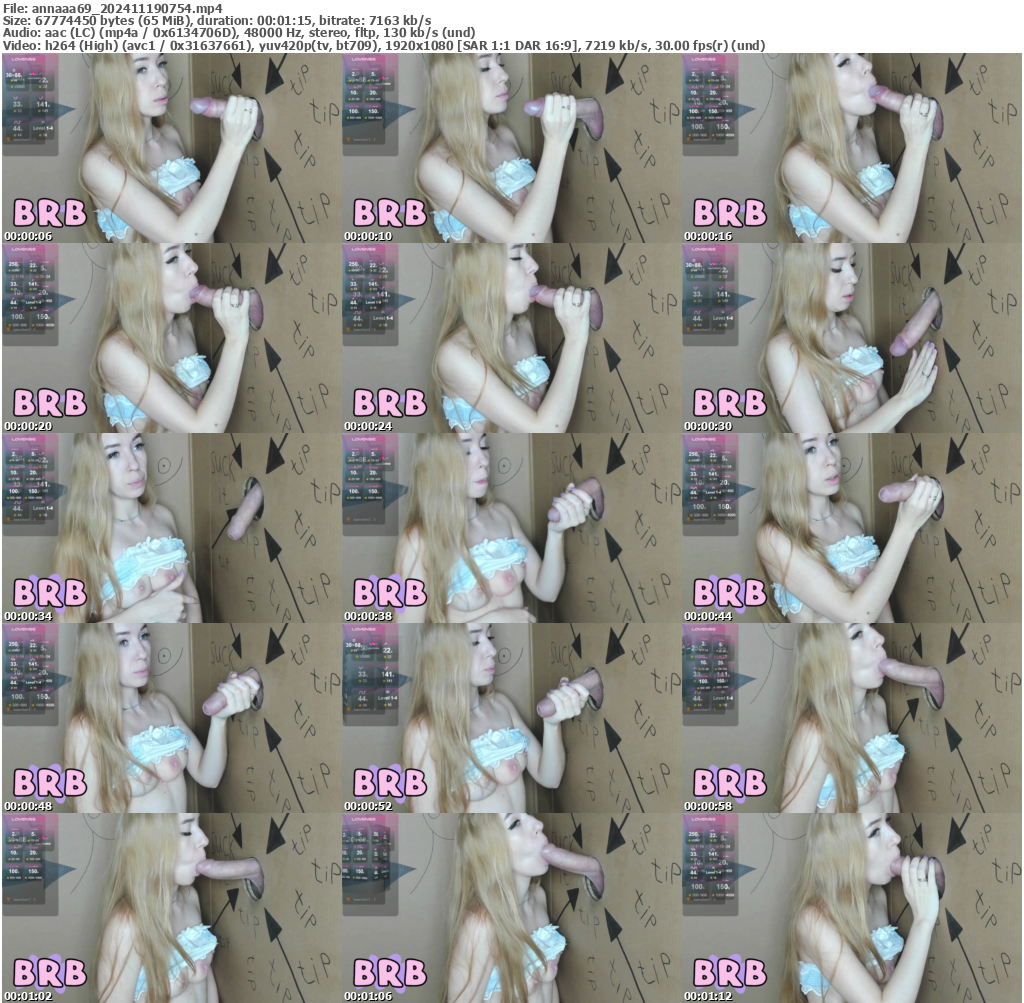 Preview thumb from annaaa69 on 2024-11-19 @ bongacams