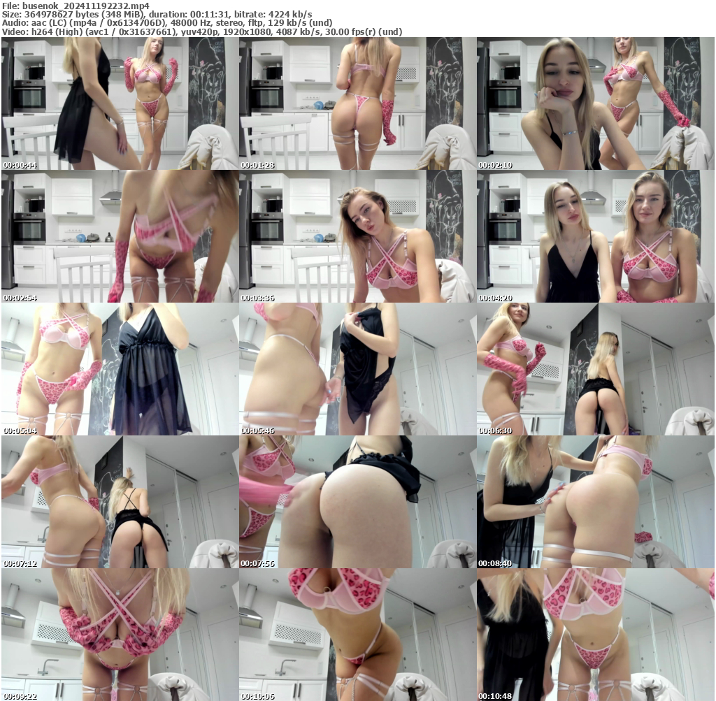 Preview thumb from busenok on 2024-11-19 @ bongacams