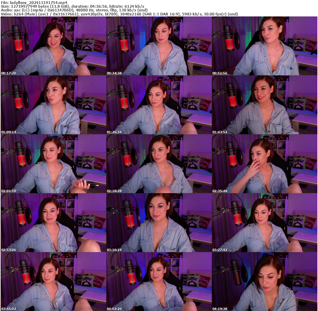 Preview thumb from ladyllsex on 2024-11-19 @ bongacams