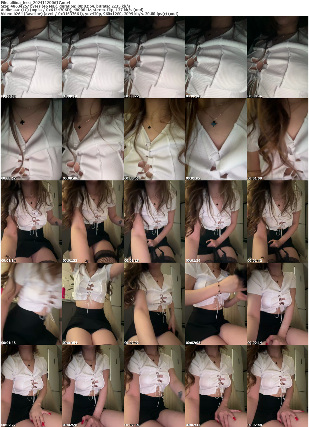 Preview thumb from alliina_leee on 2024-11-20 @ bongacams